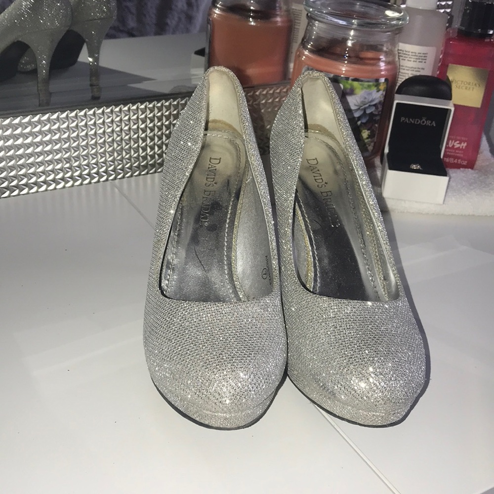 Sparkly high heels